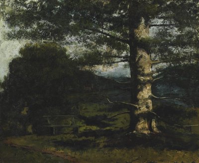 オートヴィルのシダー・ツリー 作： Gustave Courbet