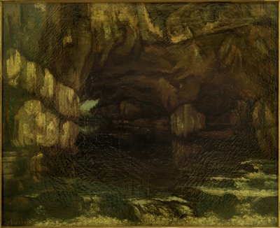ルエの源 作： Gustave Courbet