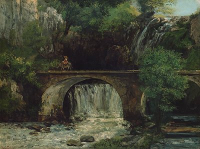 橋のある風景 作： Gustave Courbet