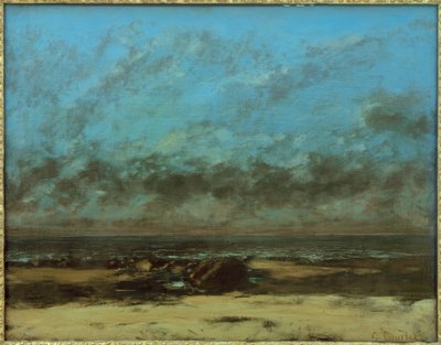 マリン、干潮 作： Gustave Courbet