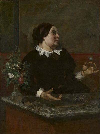 マザーグレゴワール、1855年、1857-59年 作： Gustave Courbet