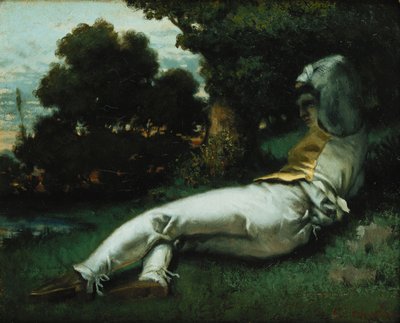 昼寝; La Sieste、1841-42年 作： Gustave Courbet