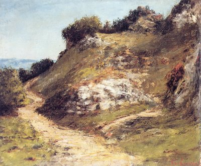 パス イン ザ ロックス 作： Gustave Courbet