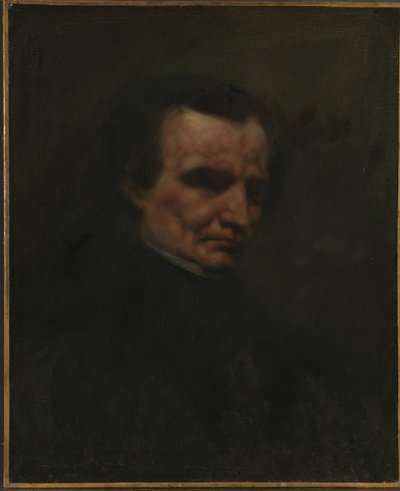 ヘクターベルリオーズ1803-1869の肖像c。 1850 作： Gustave Courbet
