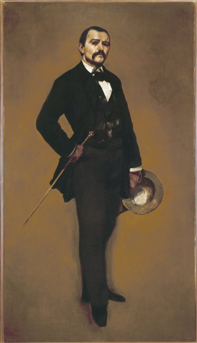 ギュスターヴ・クールベによる絵画の男の肖像 作： Gustave Courbet