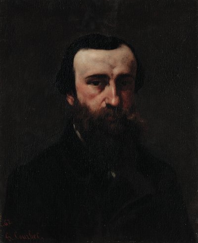 ムッシュニコルの肖像、1862 作： Gustave Courbet