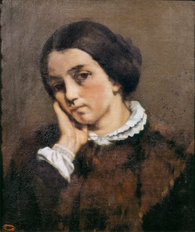 「ゼリー・クールベの肖像」1846年（油彩・キャンバス 作： Gustave Courbet