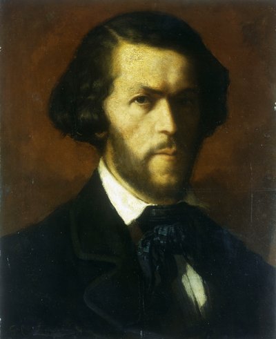 紳士の肖像 作： Gustave Courbet