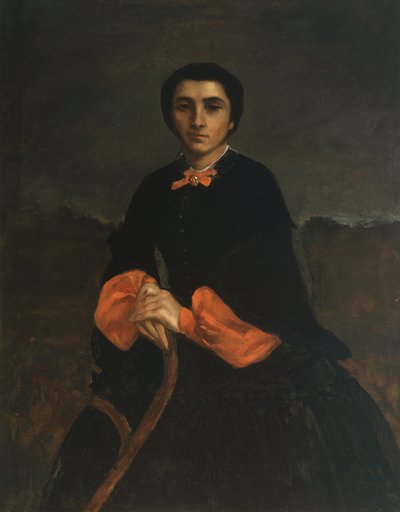 ある女性の肖像ジュリエット・クールベ 作： Gustave Courbet