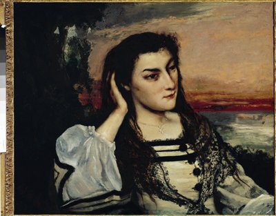 ガブリエルボローの夢想の肖像画） 作： Gustave Courbet