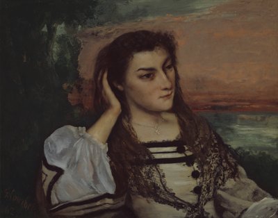 レヴェリー（ガブリエル・ボローの肖像） 作： Gustave Courbet