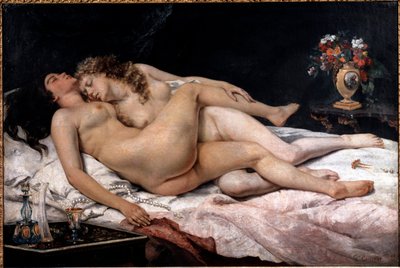 スリープまたはスリーパー 作： Gustave Courbet