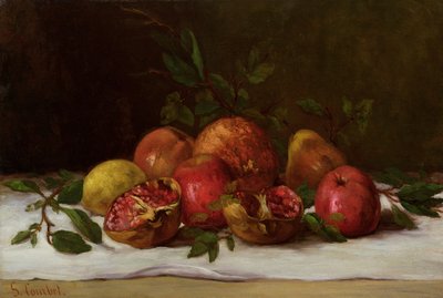 静物、1871-72年頃 作： Gustave Courbet