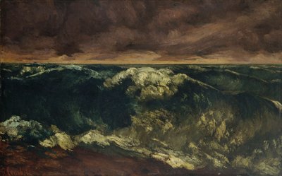 サーフ・ウェーブ 作： Gustave Courbet