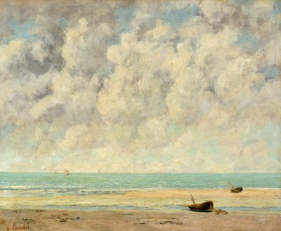 穏やかな海 作： Gustave Courbet