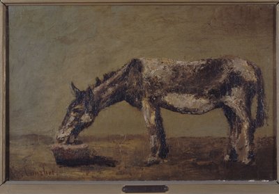 ロバ、1862年から1863年の間（キャンバスに油彩） 作： Gustave Courbet