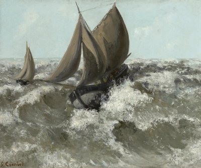 ヨット 作： Gustave Courbet