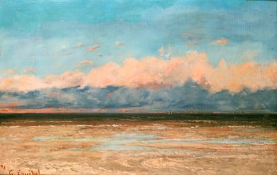パラヴァスの海、1870 作： Gustave Courbet