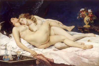 ザスリーパーズザスリープ 作： Gustave Courbet