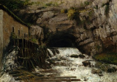ルエの源、1864 作： Gustave Courbet