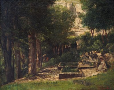 フーラスの春画家と彼のモデル 作： Gustave Courbet
