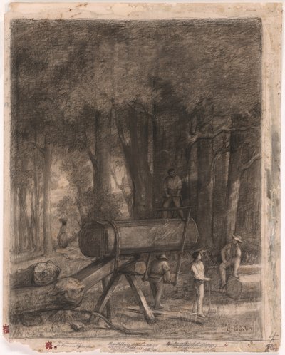 木こり 作： Gustave Courbet