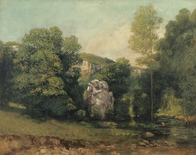 1865年、ピュイノワールから生まれるブレムの流れ 作： Gustave Courbet