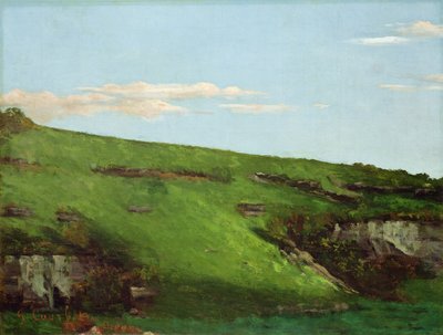 1862年、オルナンの近くのヴィーゼンハング 作： Gustave Courbet
