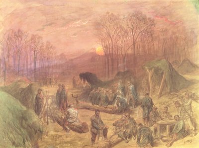 軍の野営地 作： Gustave Dore