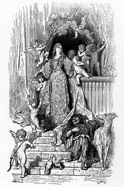 彼女の栄光のアルチーナ 作： Gustave Dore