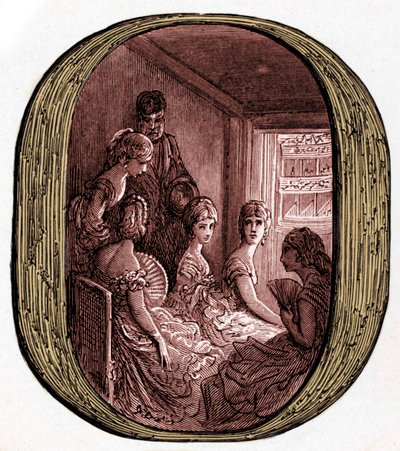 ドレのロイヤルオペラハウスにあるオペラボックス 作： Gustave Dore