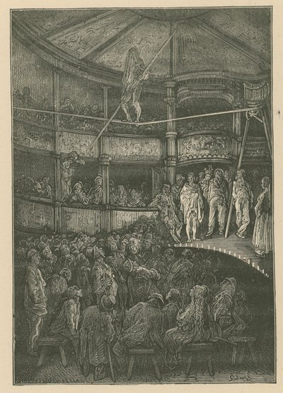 ロンドン、ショーディッチでのブロンディン（エングレービング 作： Gustave Dore