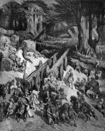 エルサレムの神殿建設 作： Gustave Dore