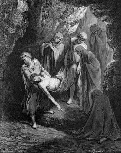 イエスの埋葬 作： Gustave Dore