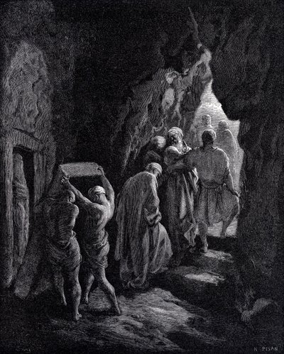 サラの埋葬 作： Gustave Dore