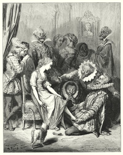 シンデレラ（彫刻 作： Gustave Dore