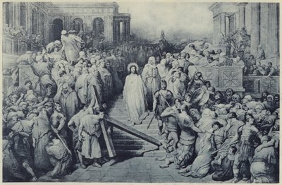 高松宮殿下を去るキリスト（リトグラフ 作： Gustave Dore
