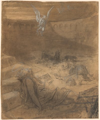 キリスト教徒の殉教者 作： Gustave Dore