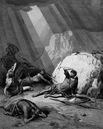 ダマスカスへの道のセントポールの改宗、1865-1866 作： Gustave Dore