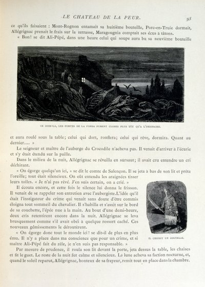 フランスの画家、版画家、挿絵画家であるギュスターヴ・ドーア（1832年～1883年）が1863年に描いた「クロック・ミテーヌ」。Croque-Mitaine（ブギーマン）とは、子供たちを怖がらせて賢くするために、子供たちに提示される悪意のあるキャラクター。 作： Gustave Dore