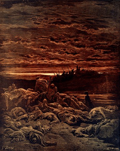 ドレによるエルバアルの息子の死-聖書 作： Gustave Dore