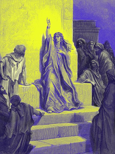 デボラの勝利の歌-聖書 作： Gustave Dore