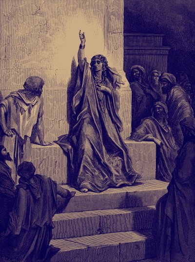 ドレの「デボラの勝利の歌」。- 聖書 作： Gustave Dore