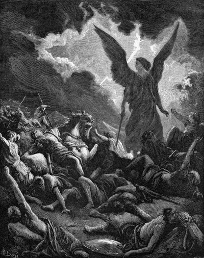 セナケリブのホストの破壊 作： Gustave Dore