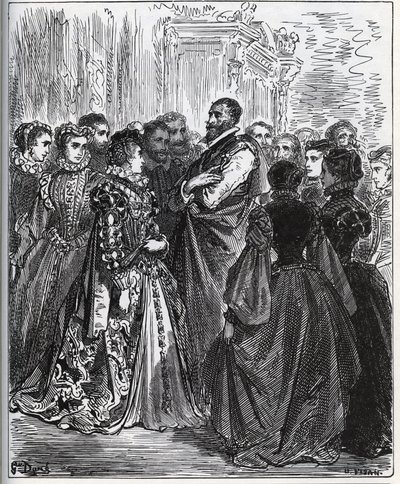 ドン・アントニオ主催の夜-ミゲル・セルバンテスの「ドン・キホーテ・デ・ラ・マンチャ」より 作： Gustave Dore