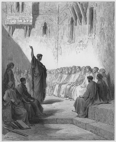 ギュスターヴドール聖書：テサロニケ人への説教 作： Gustave Dore