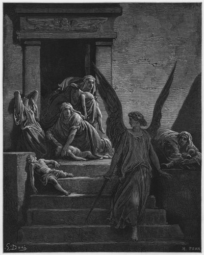 ギュスターヴ・ドール・バイブル：最初に生まれた殺害 作： Gustave Dore