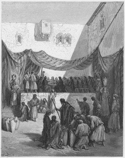 ギュスターヴドール聖書：カナの結婚 作： Gustave Dore