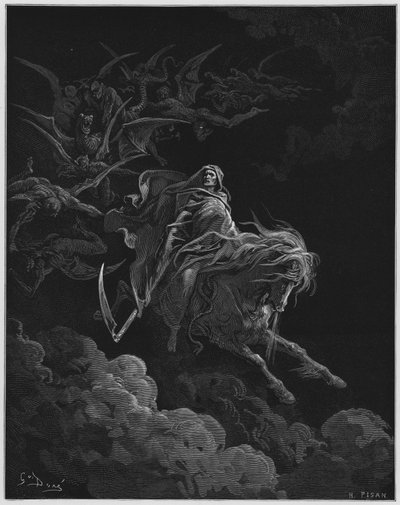 ギュスターヴドール聖書：死のビジョン 作： Gustave Dore