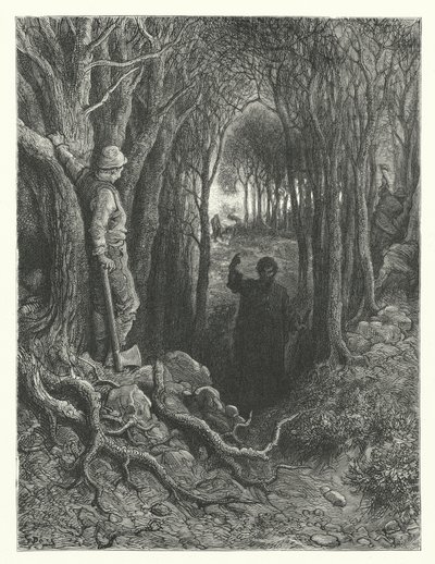 ギュスターヴ・ドーアが描いたコールリッジの『古代海人船乗り物語』の挿絵（エングレーヴィング） 作： Gustave Dore